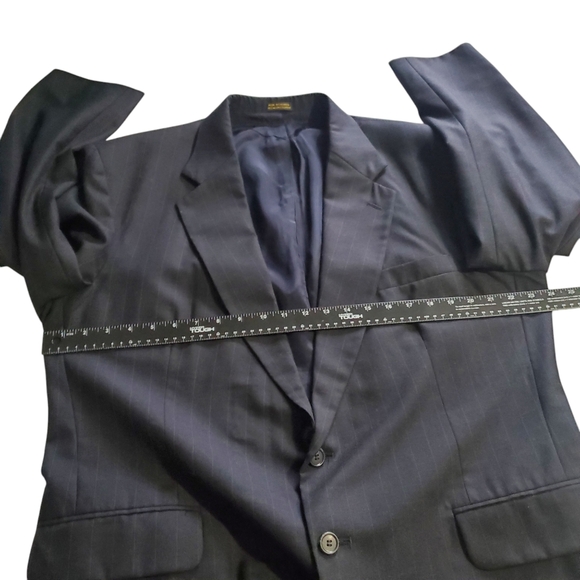 Towncraft Men's Suit Jacket & Pant Set Pinstripe - Picture 6 of 15